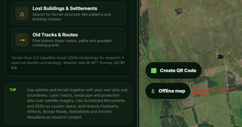 Offline field maps